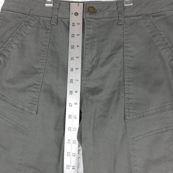 Wit & Wisdom Womens Jeans Ab Solution Ankle Skimmer  Gray Green Mid Rise 6 - Picture 4 of 11